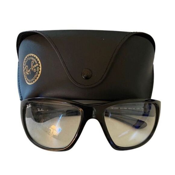 Ray Ban NWOT unisex, clear lens, glasses, with case RB4300 - Picture 1 of 5